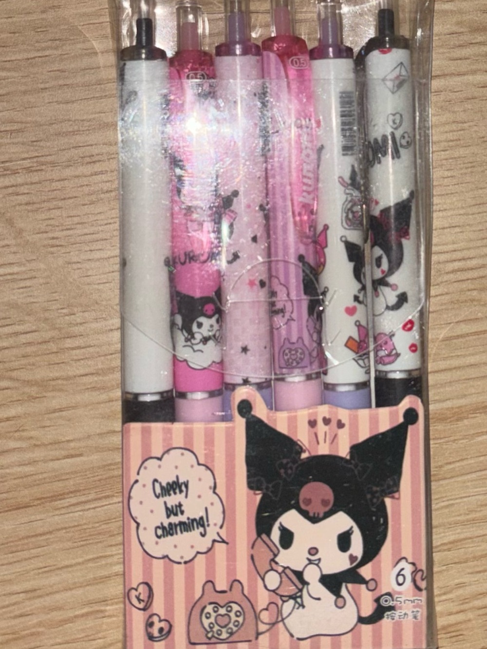 Kuromi Pink / Purple Gel Pens